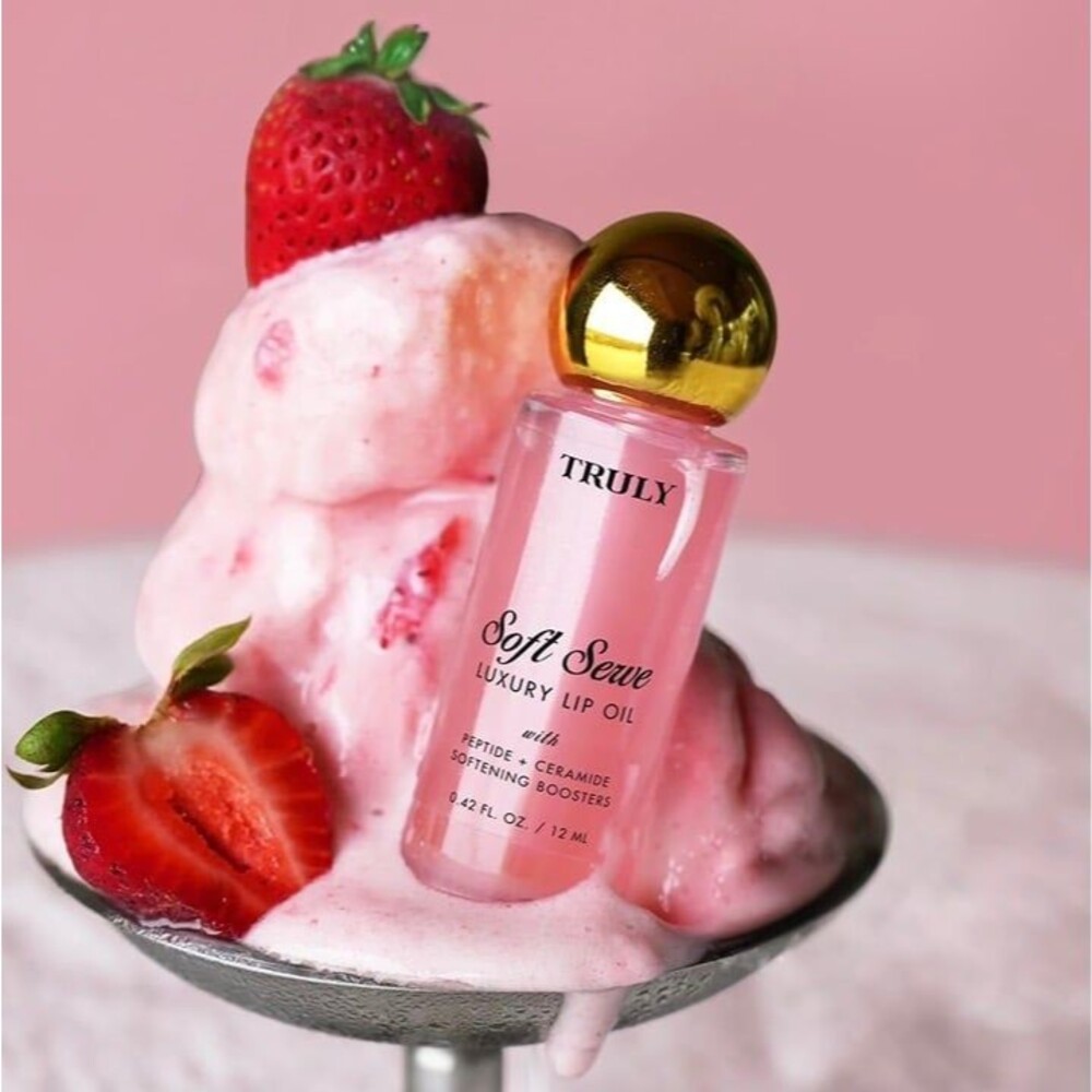 TRULY Beauty: Soft Serve Luxury Peptide Lip Oil